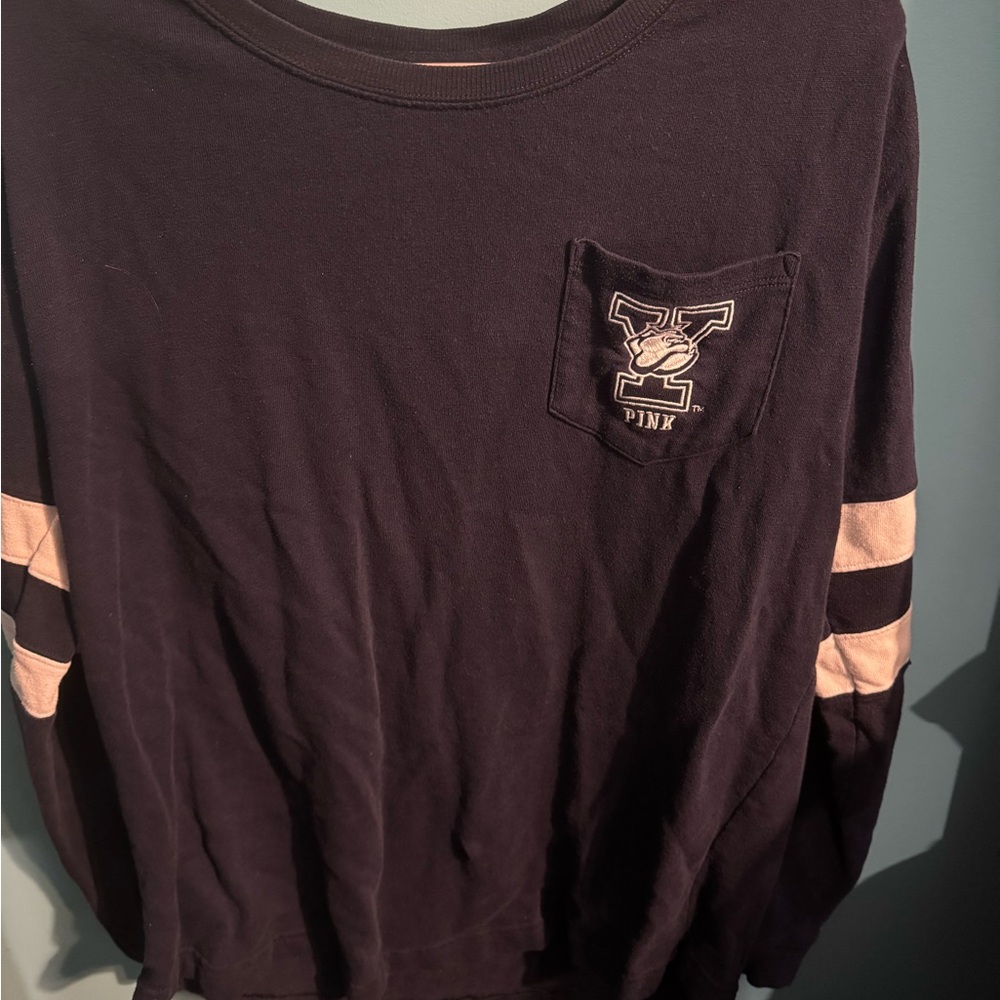 Pink Logo Long Sleeve Shirt
